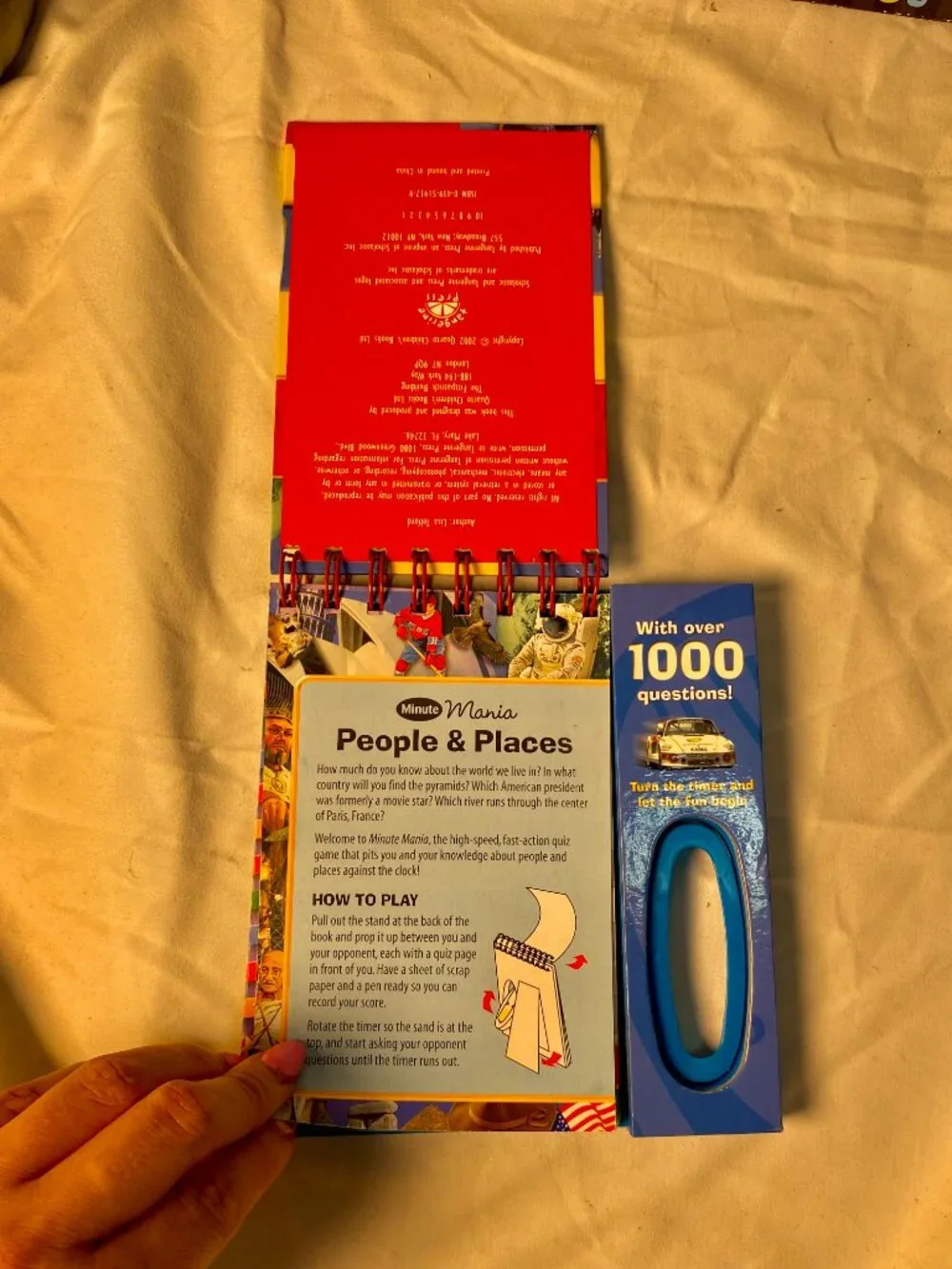 Melissa & Doug Classic Card Game Set & Scholastic Minute Mania People & Places G